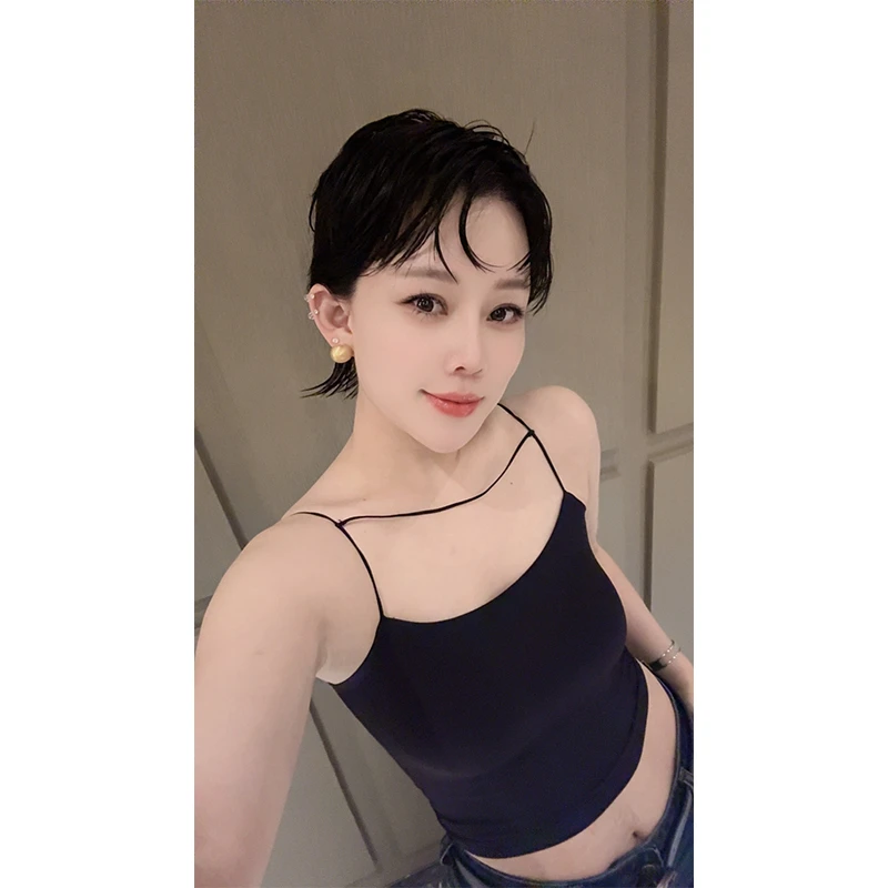 《软黄金美背》JING秋季4042时尚性感吊带背心肤感女士无痕美背