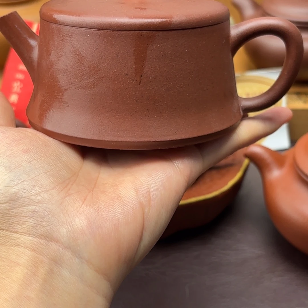 紫砂茶壶特练紫泥  云住   200微瑕
