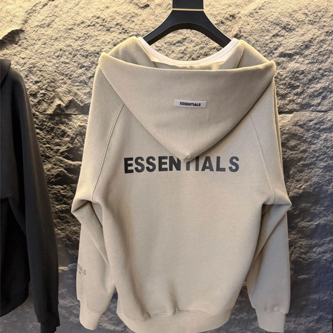 ESSENTIALS ZONE 拉链衫外套男女同款 连帽卫衣