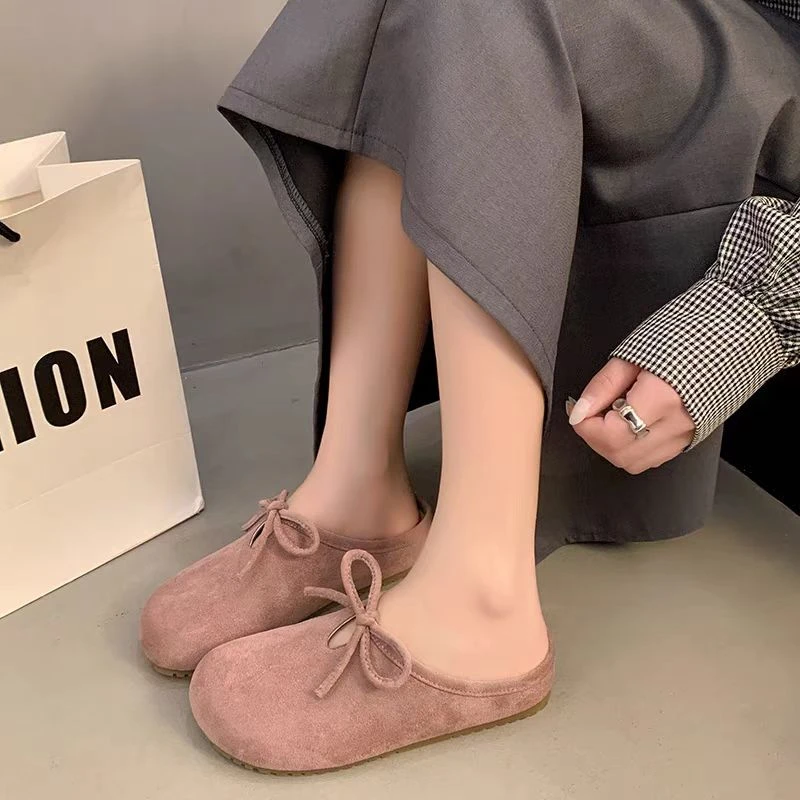 小敏家  清货~就几双 仙女风巨美蝴蝶结勃肯拖！长在心巴上的鞋V11