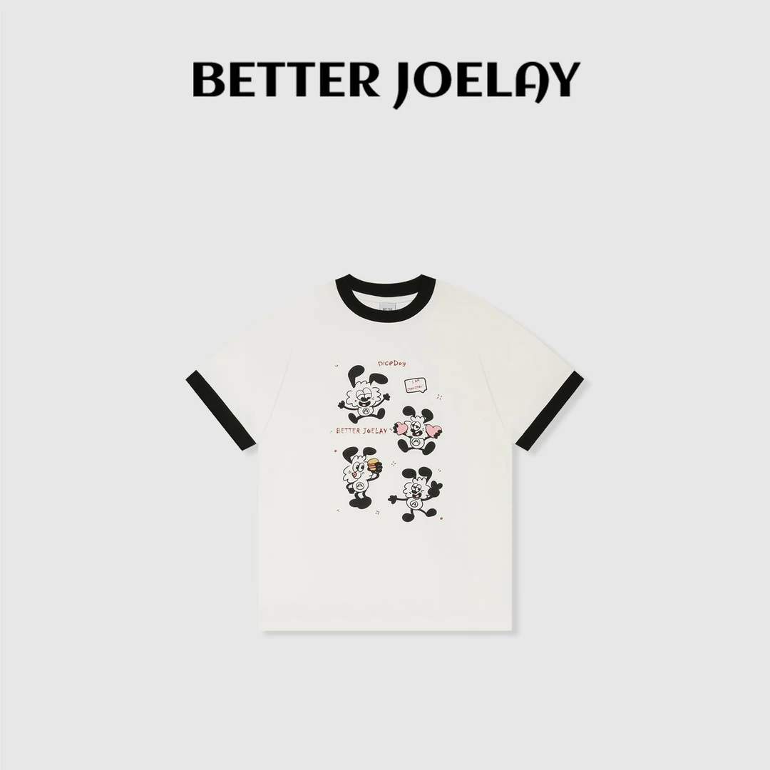 BETTER JOELAY -小版【小岛微风】百搭T恤短袖休闲圆领  ZZ3825