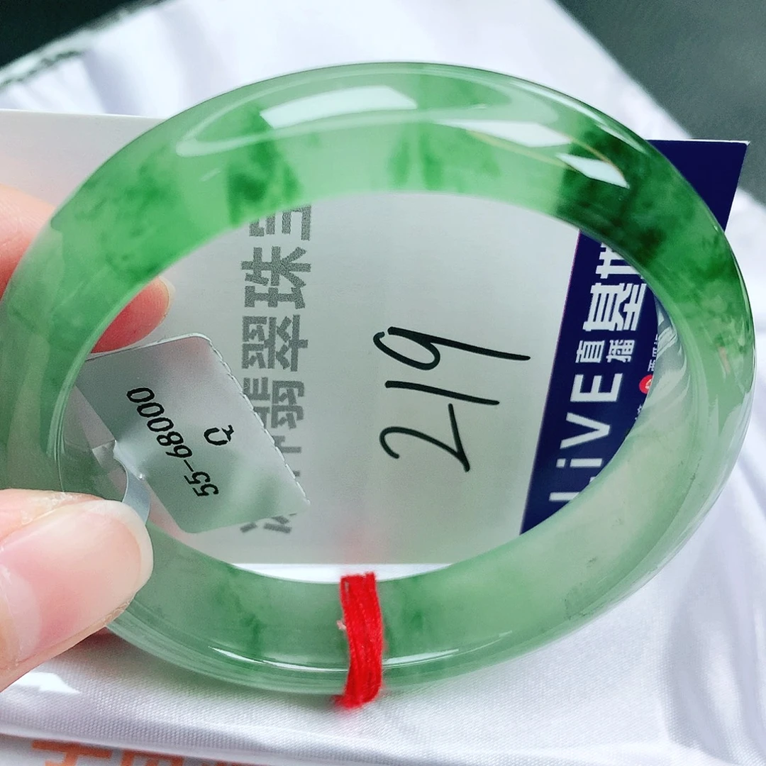 翡翠未镶嵌手镯缅甸天然A货翡翠手镯