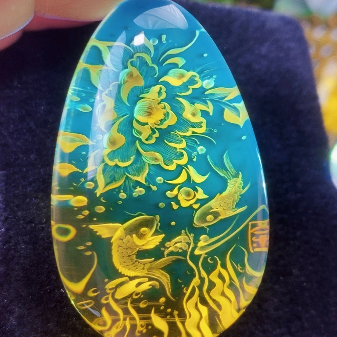 【闪购商品】金珀吊坠(不含链)未镶嵌