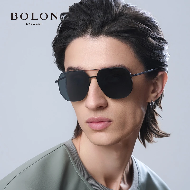 BOLON暴龙眼镜新款β钛偏光墨镜男士开车专用钓鱼墨镜BL8121