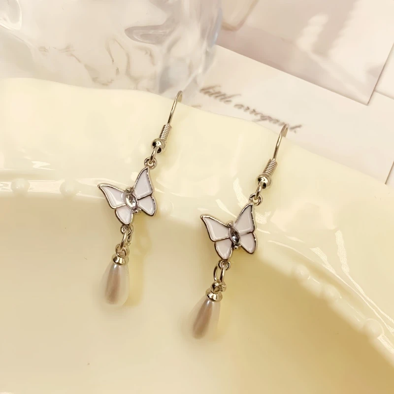 铜合金合成锆石耳饰 时尚百搭复古小众简约大气LY0447