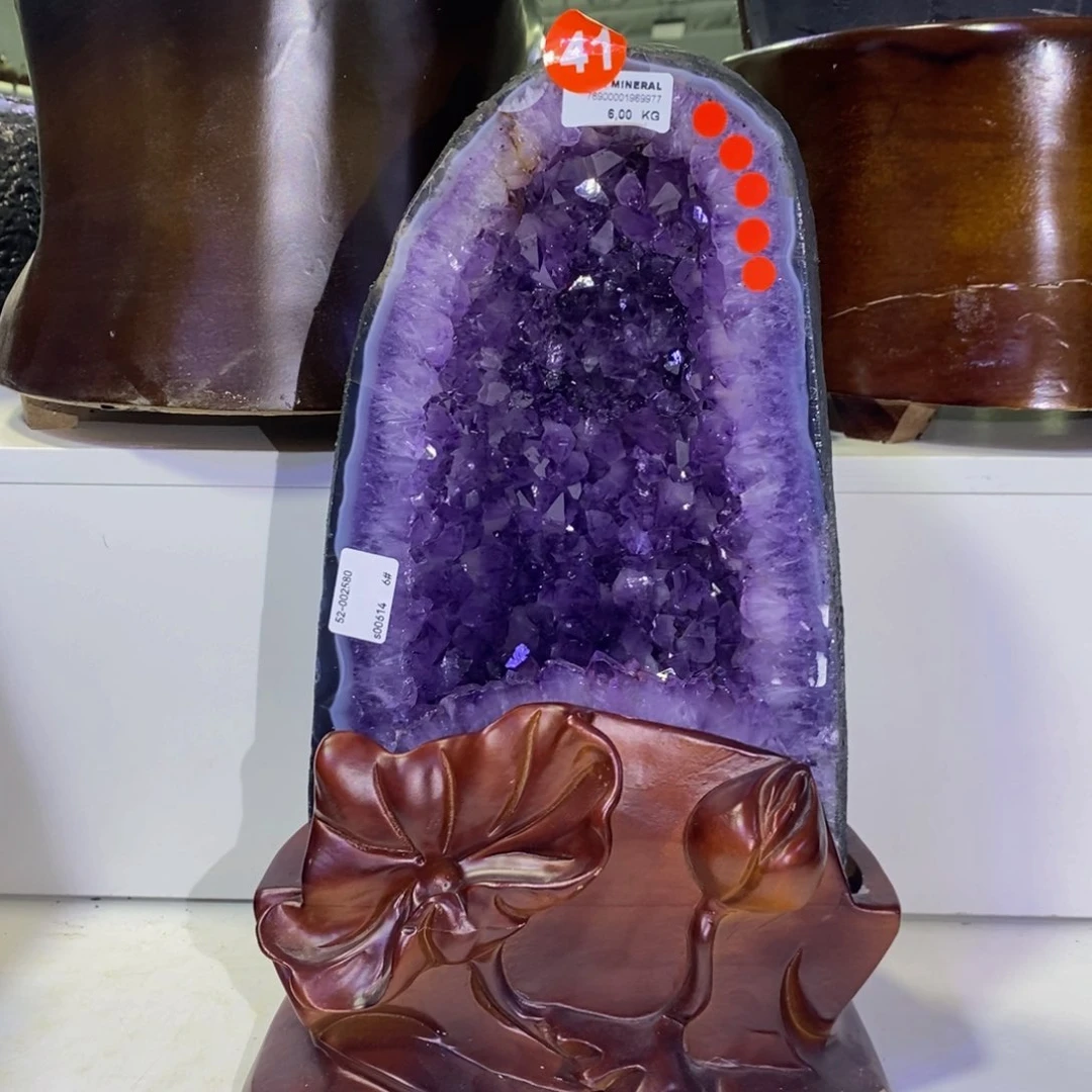 未镶嵌大型摆件（非配饰）紫晶36x21