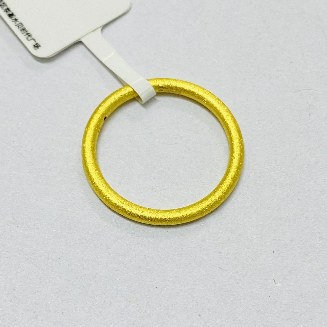 【小琪金选】足金999 满天星戒指18# 1.13