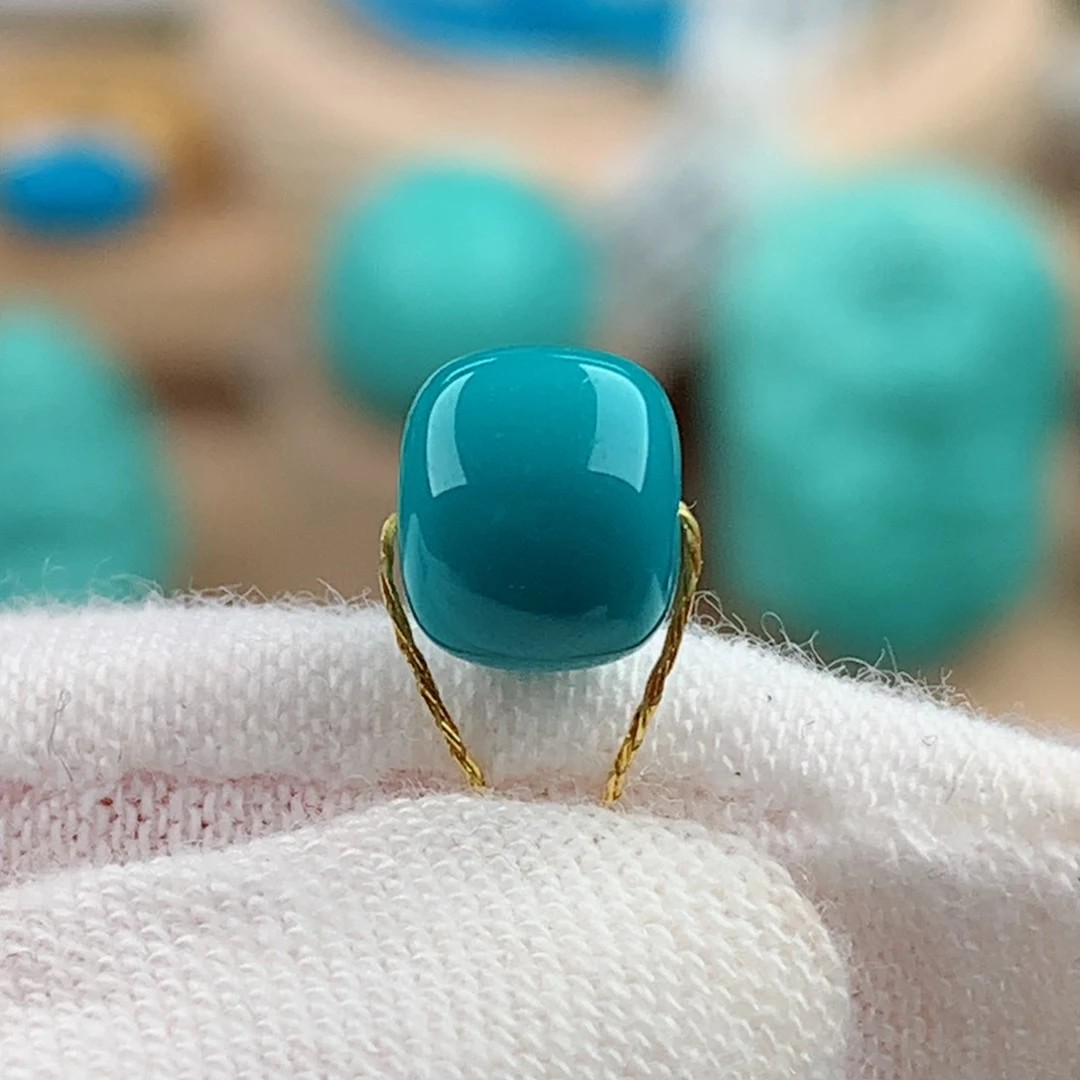 绿松石未镶嵌老型卡7*6