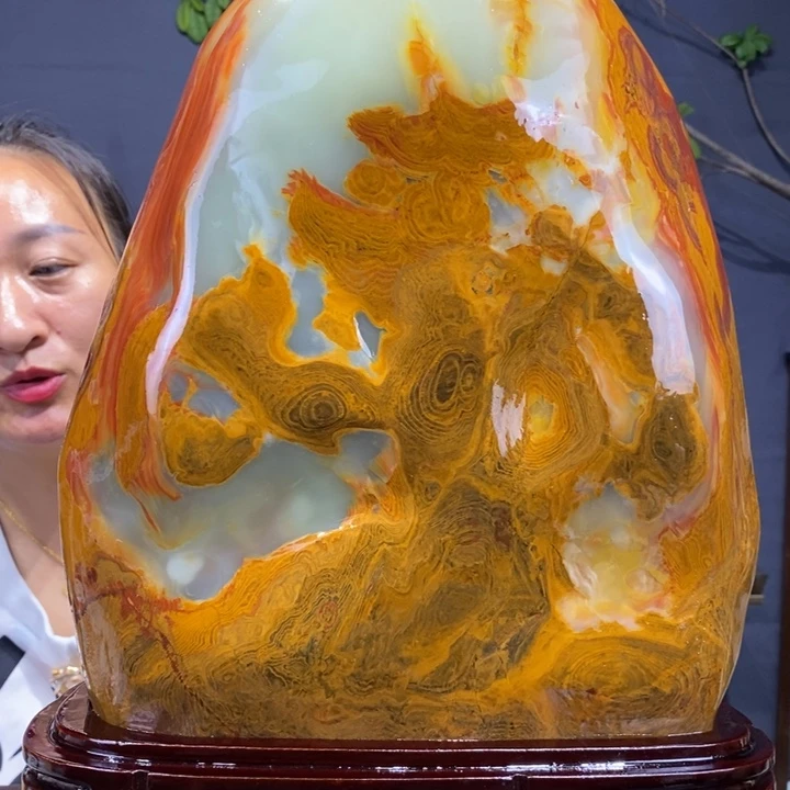 石材精品古青石摆件