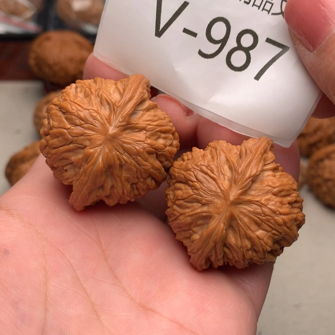 文玩核桃把件40磨盘……..