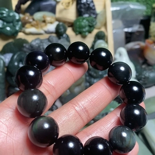 【闪购商品】黑曜岩珠宝奇石未镶嵌