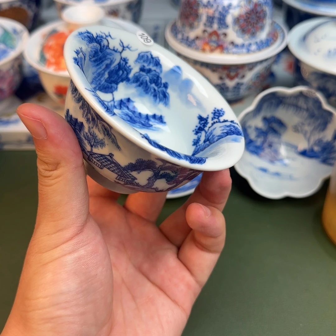 彦祖纯手工手绘茶具109