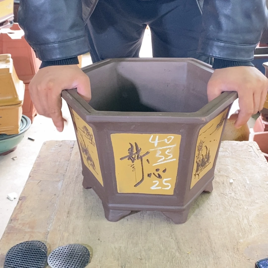 紫砂花盆紫砂紫砂