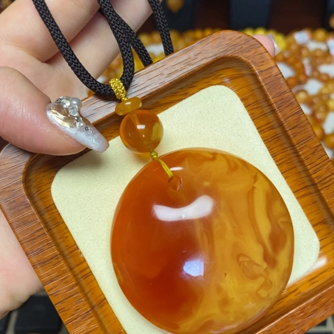 【闪购商品】蜜蜡颈饰未镶嵌项链