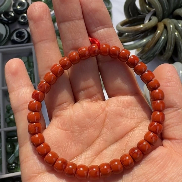 南红玛瑙未镶嵌颈饰九口原矿南红卡6➕多样性拍一发一