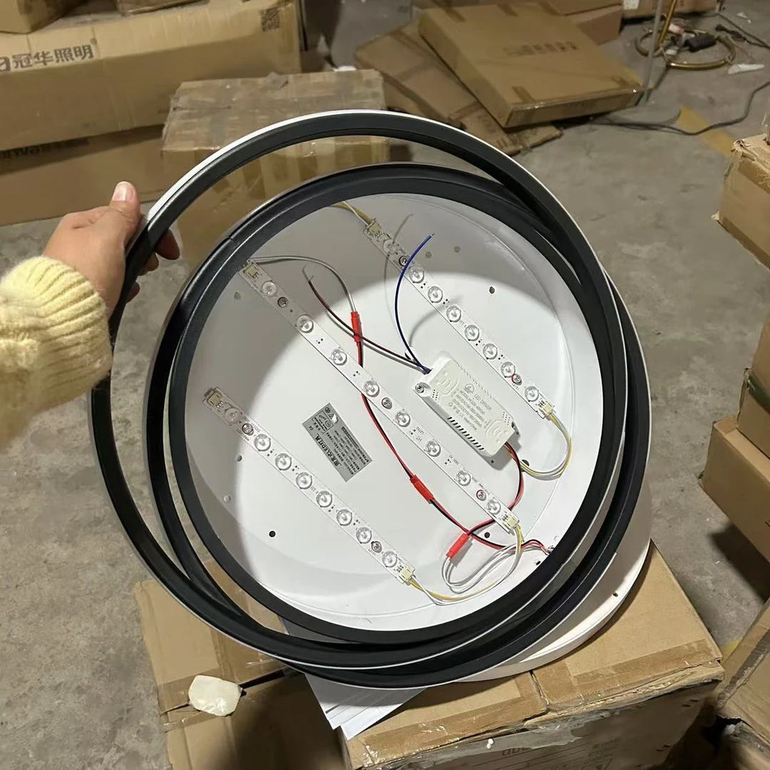 DS8638小圆黑LGR9-9#吸顶灯40W【不包安装】库存尾货（铁二）