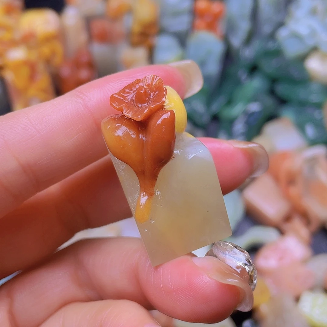 青田石印石纯手工