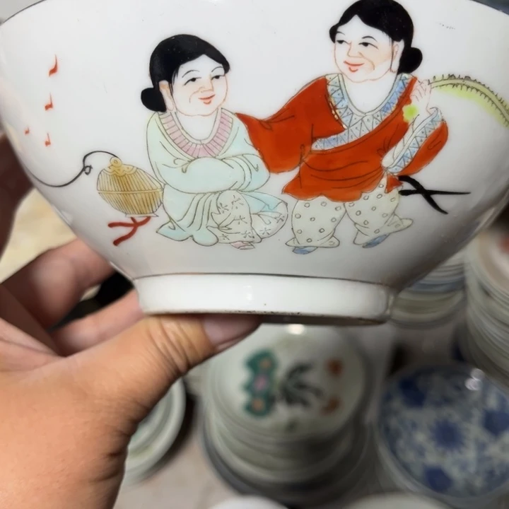 不退不换看好下单人物碗一个