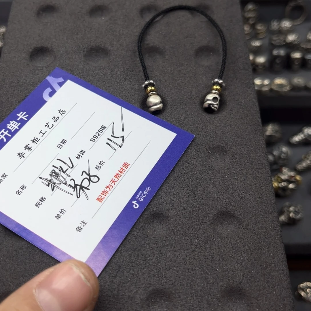 椰蒂手串石*雷银饰银饰