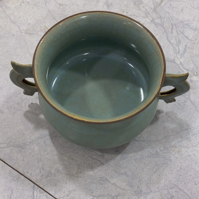 【闪购商品】摆件高古瓷五大名窑小***家
