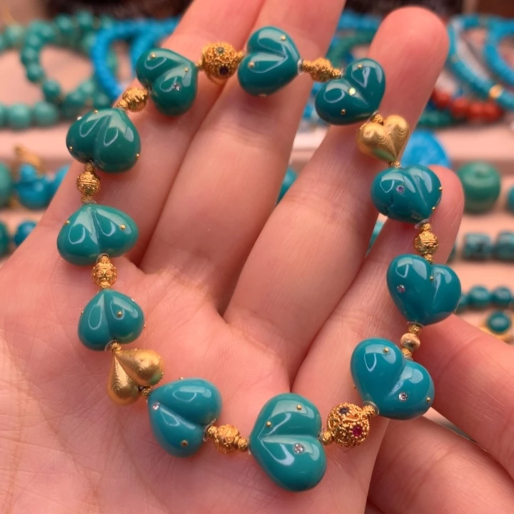 绿松石未镶嵌配饰