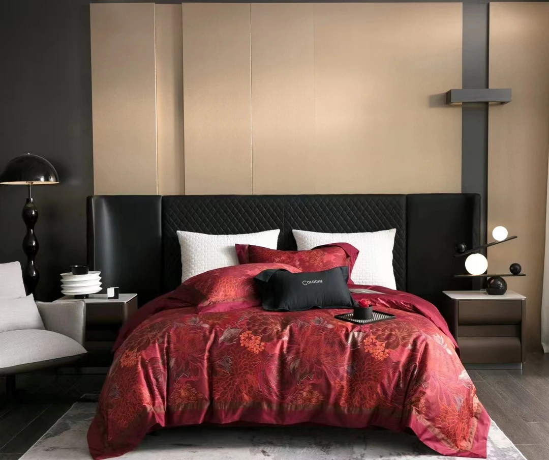 【艾里】柏悦花园 高奢系列复古美式油画风全棉四件套法式数码印花