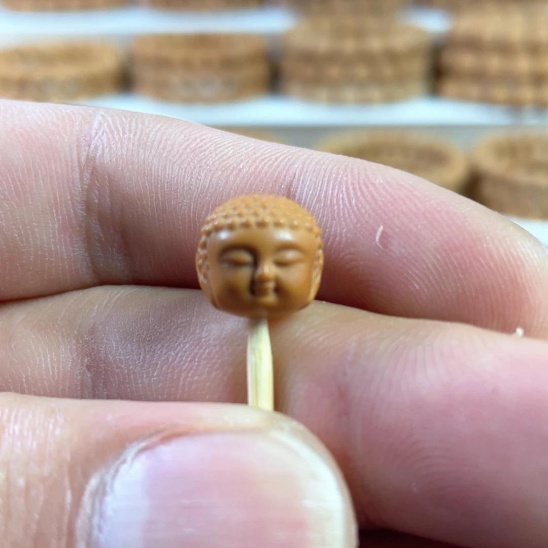 猴头核桃吊坠11mm+宝宝佛单颗手串配饰