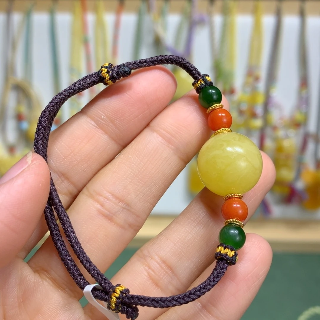 蜜蜡手链未镶嵌手绳