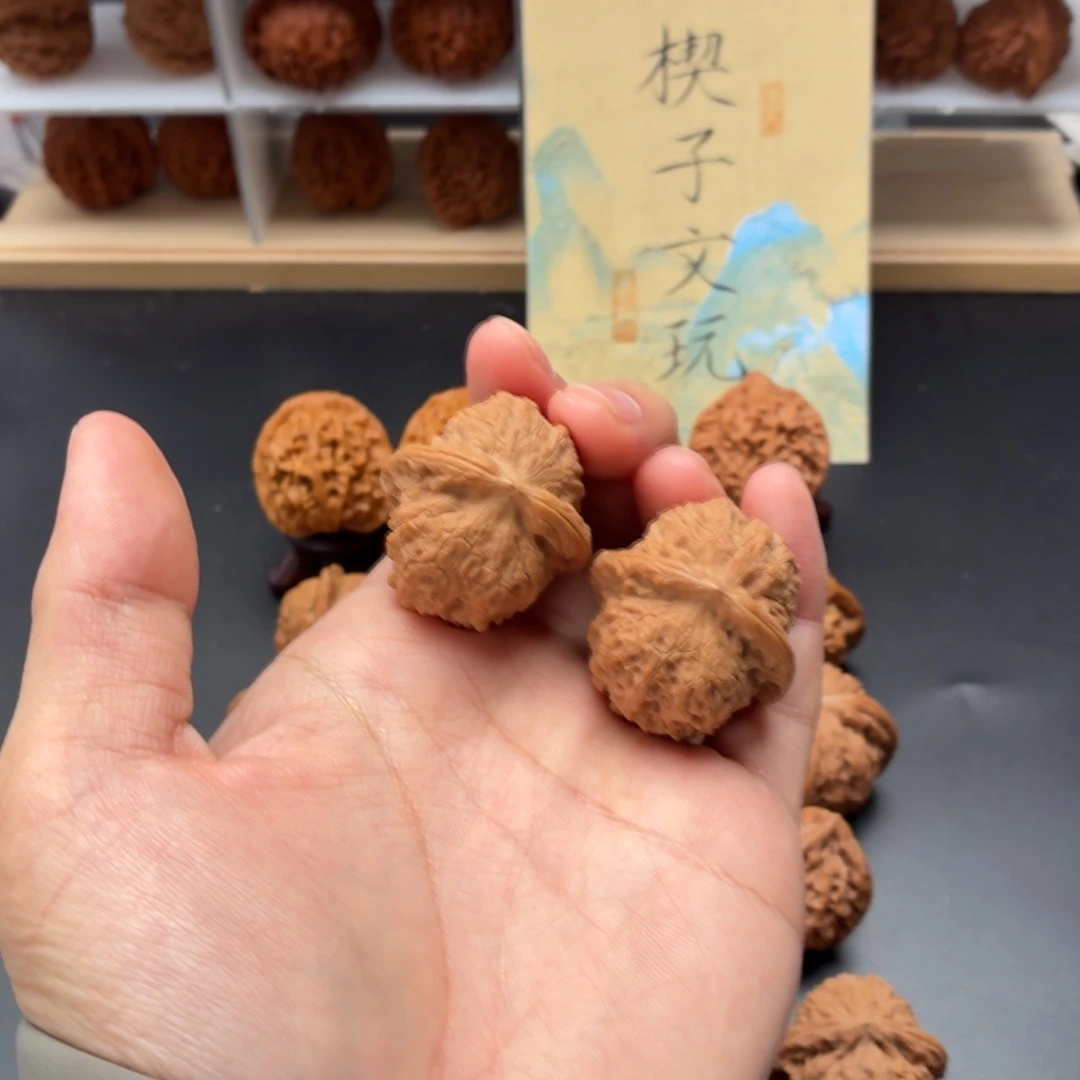 文玩核桃把件平谷血麒麟全品无修34