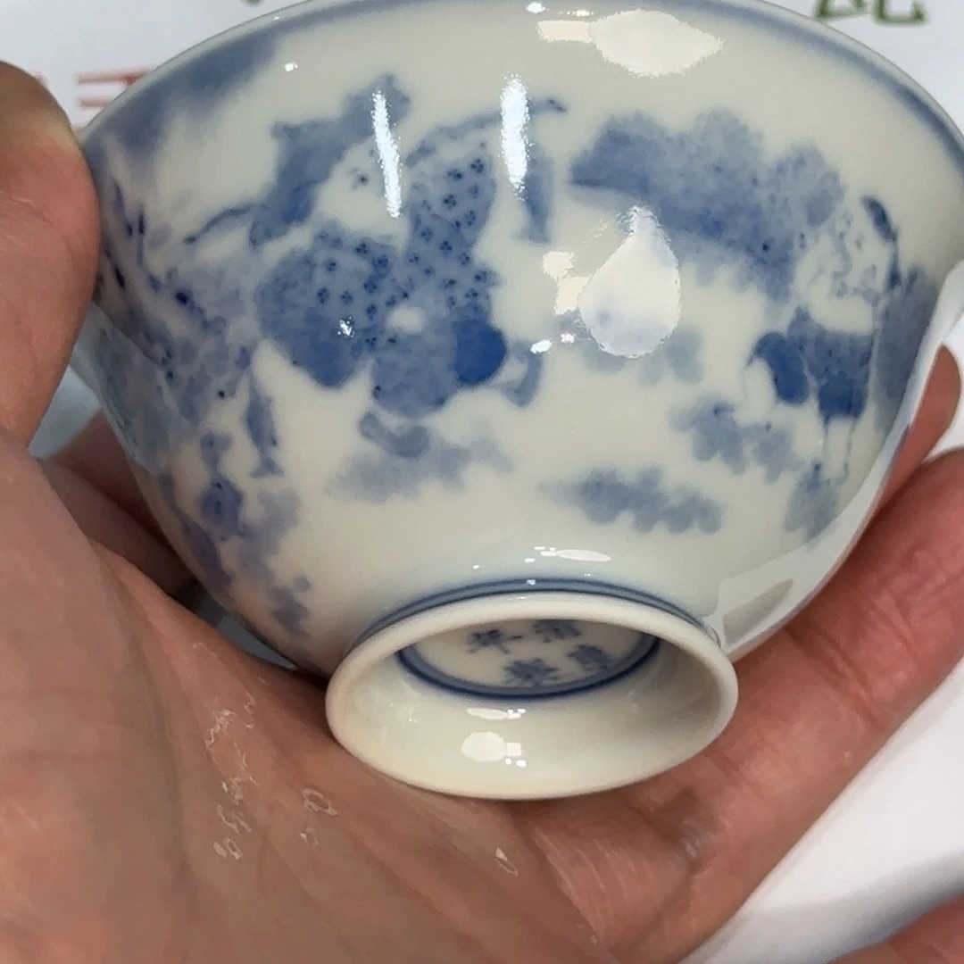 杯子瓷当代仿古精品全手工