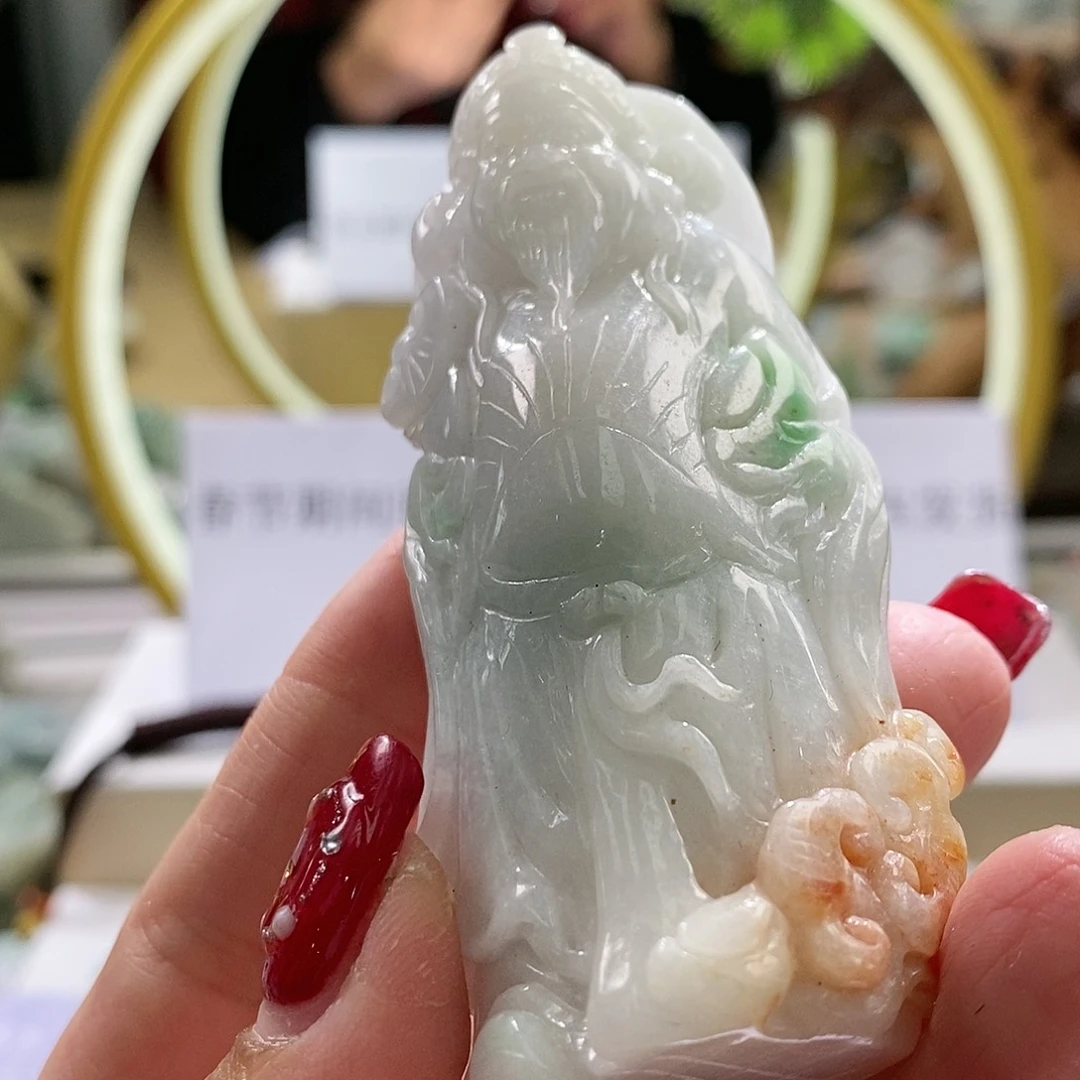 【闪购商品】翡翠颈饰未镶嵌财神