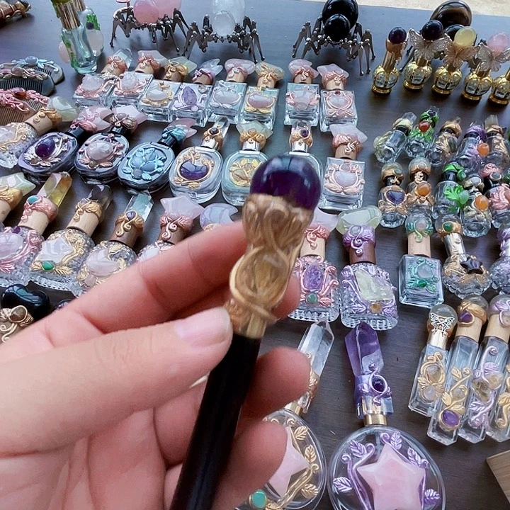 多***教水晶未镶嵌珠宝半成品水晶