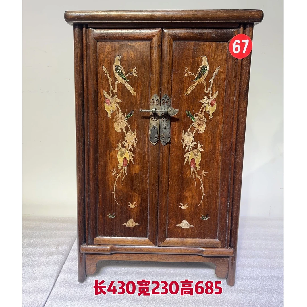 花梨木   镶嵌贝壳  面条柜   工艺品