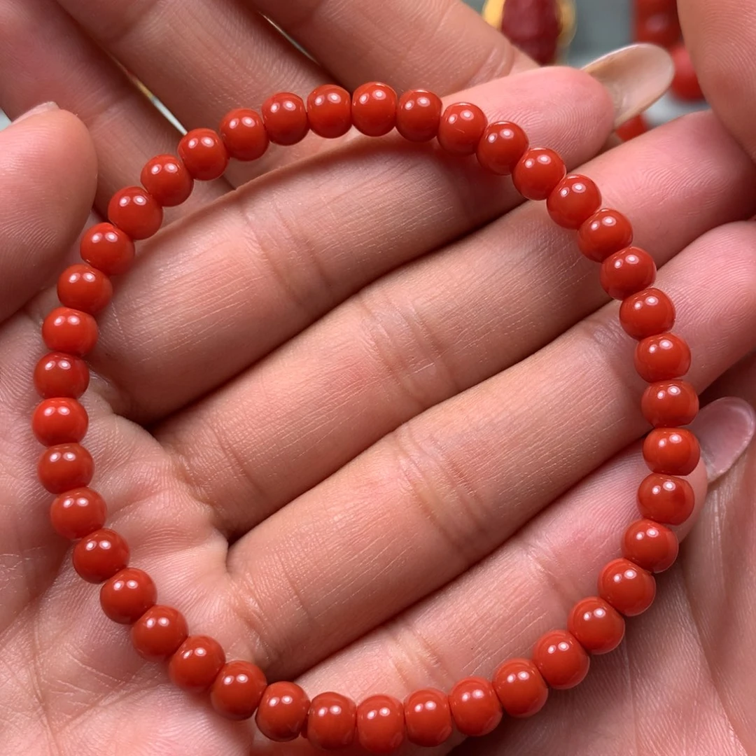 未镶嵌手串南红玛瑙