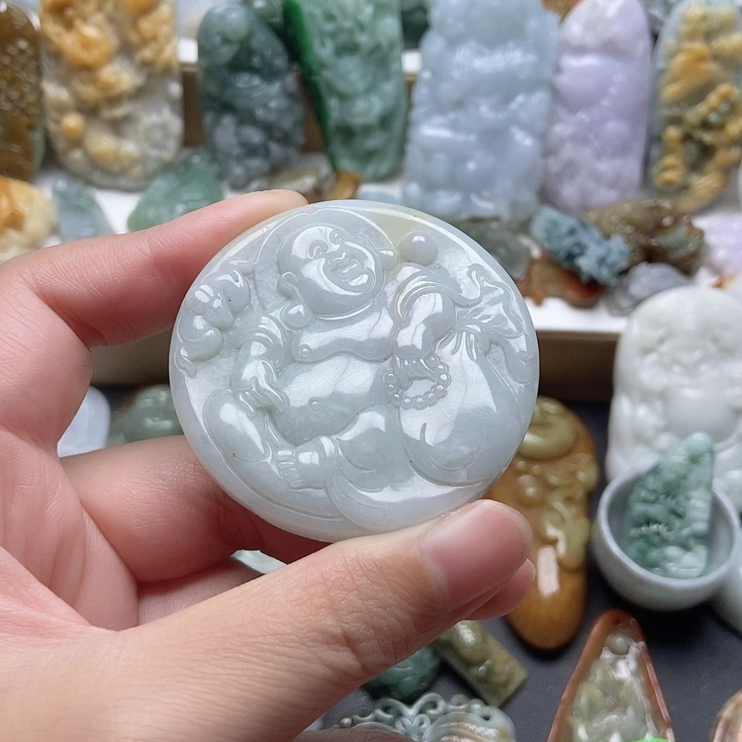 翡翠未镶嵌颈饰翡翠