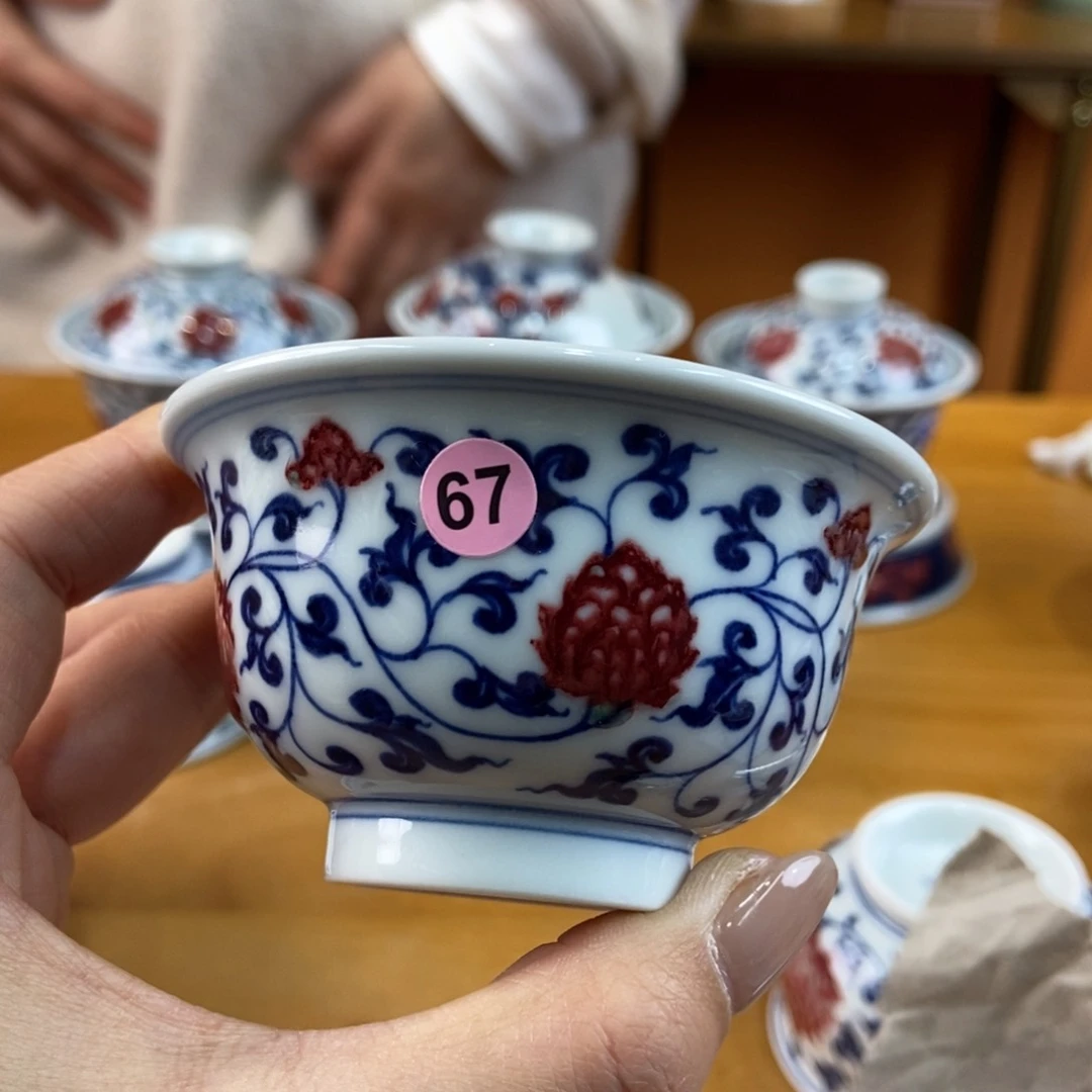 手绘现代茶具非古董