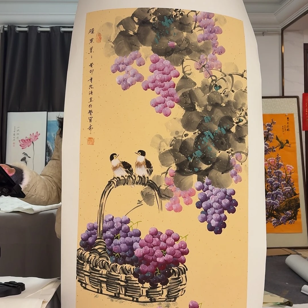 国画纯手绘图纯手绘制