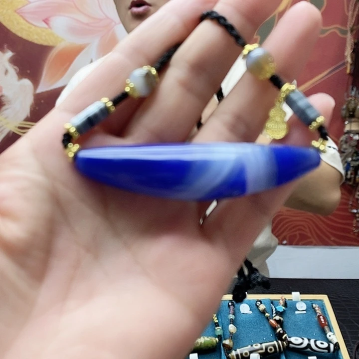 玛瑙/玉髓颈饰合金