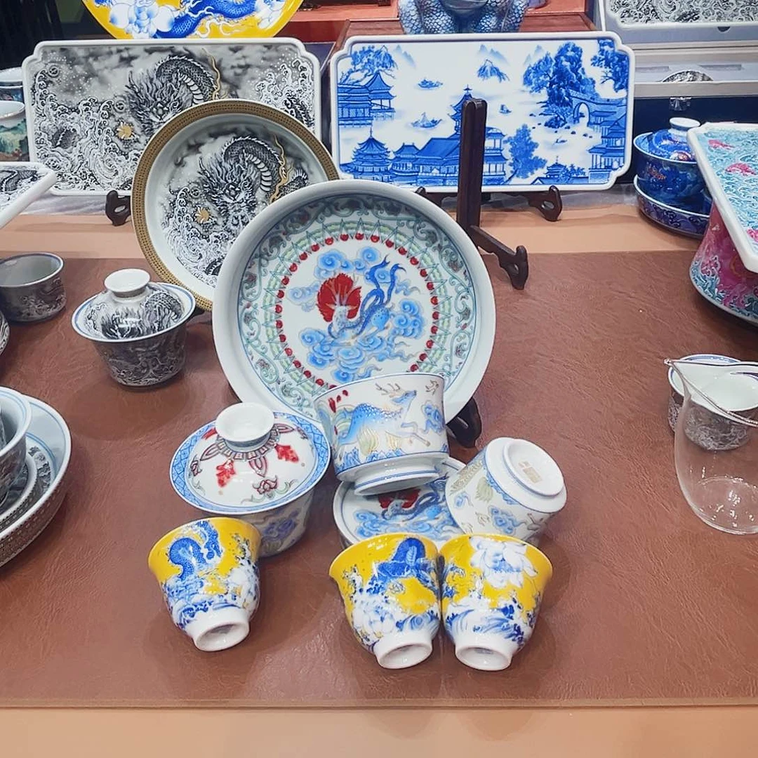 摆件D***1景德镇陶瓷研究所工作的