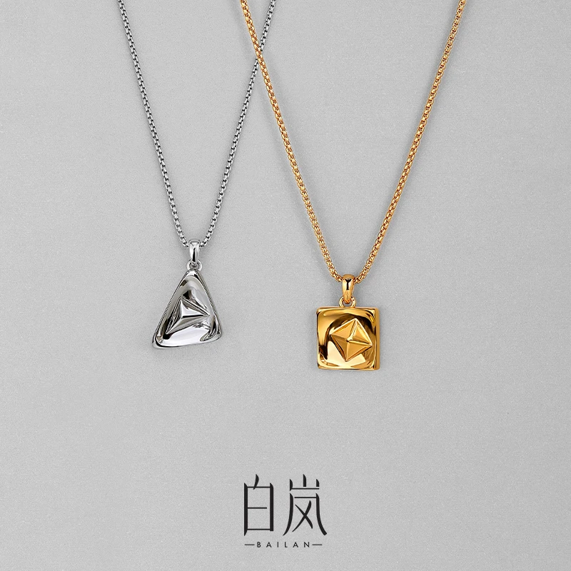 坠链均925银 【3月新品】白岚任意东西项链925银吊坠锁骨链XL5325