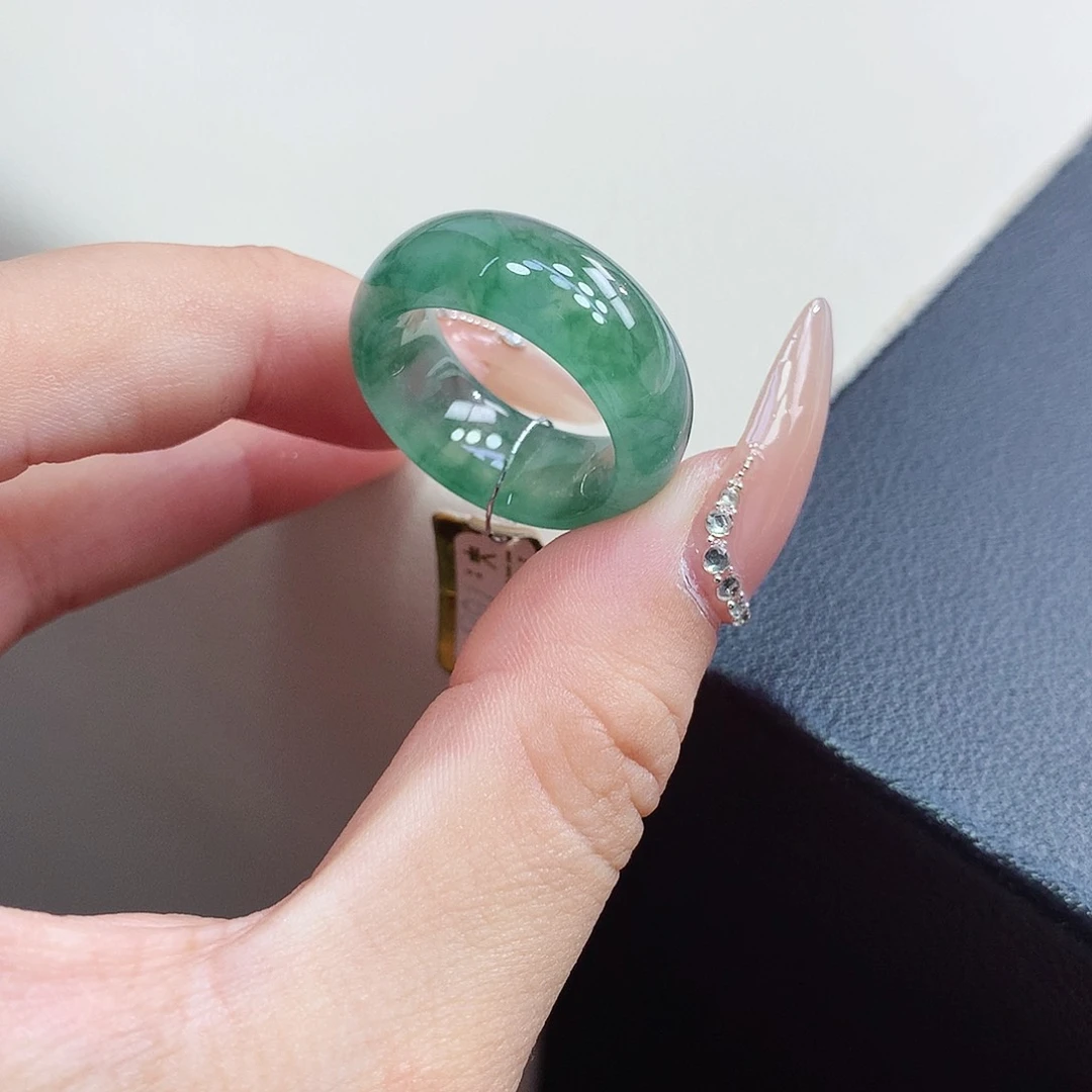翡翠戒指未镶嵌14-15号