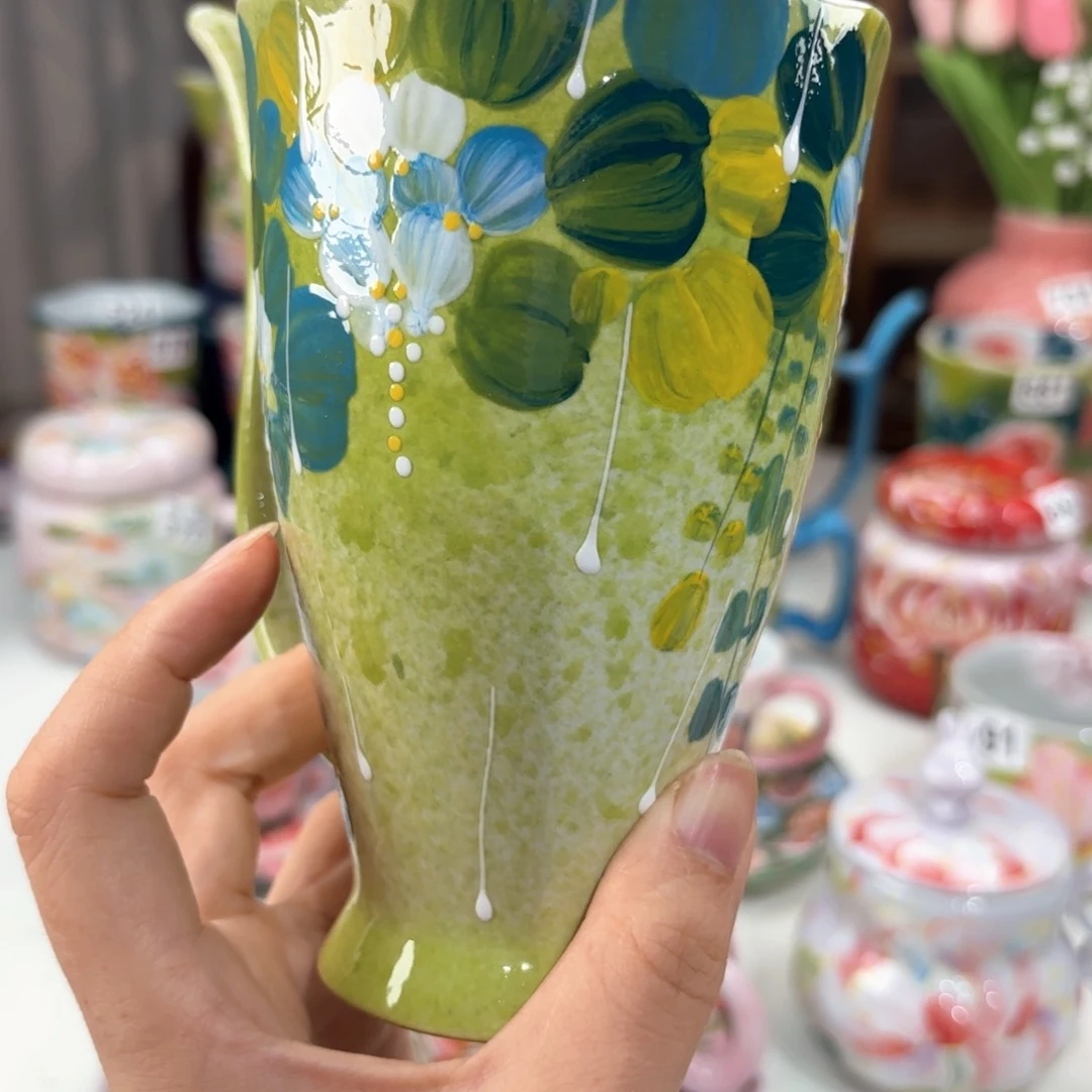 景德镇手绘高温釉下彩陶瓷茶具