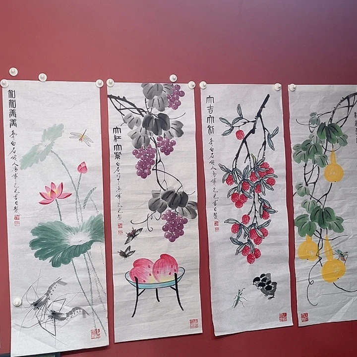 国画冯老师手绘作品