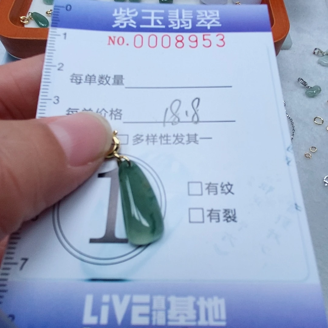 颈饰未镶嵌翡翠冰透随行