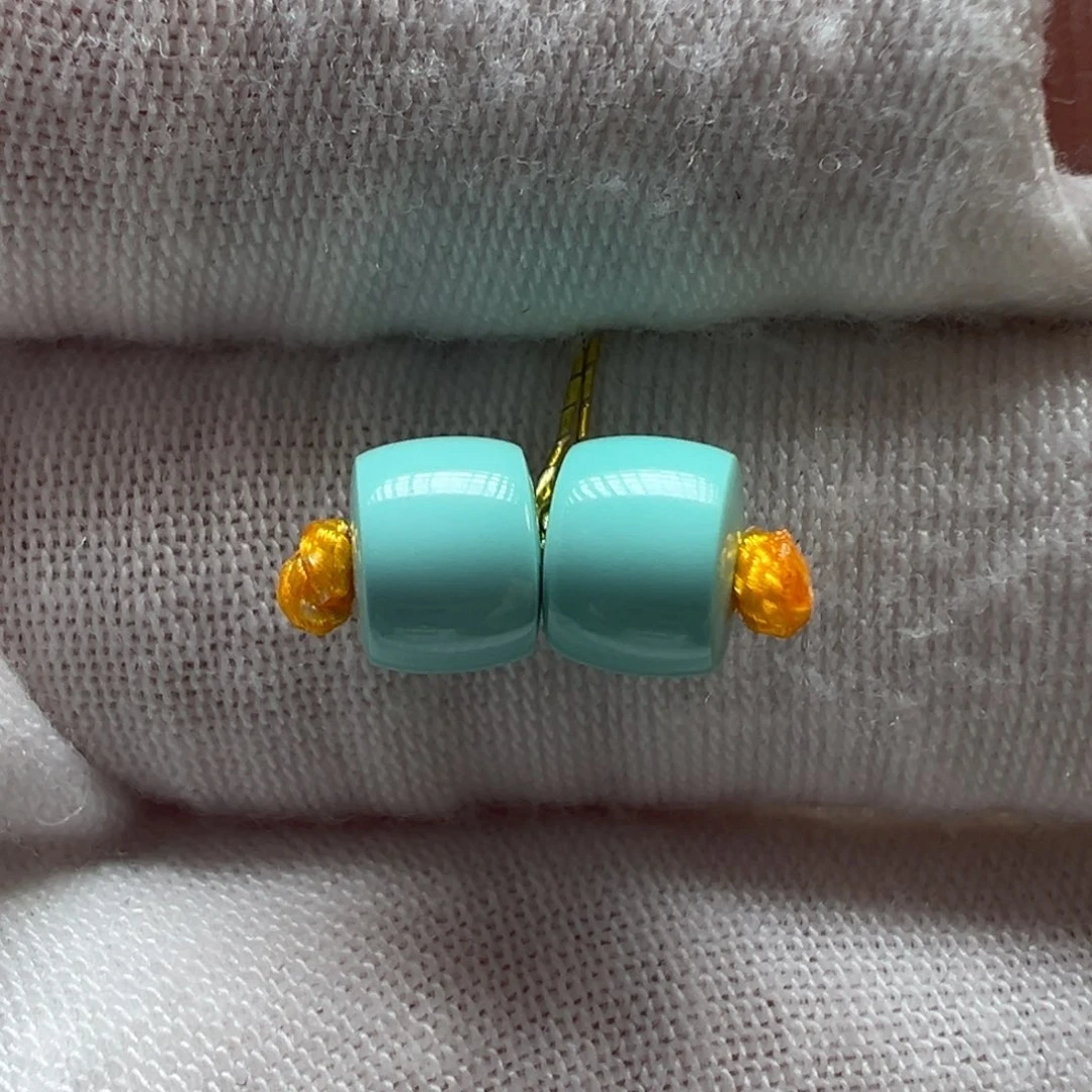 绿松石未镶嵌配饰6.4*4.8mm