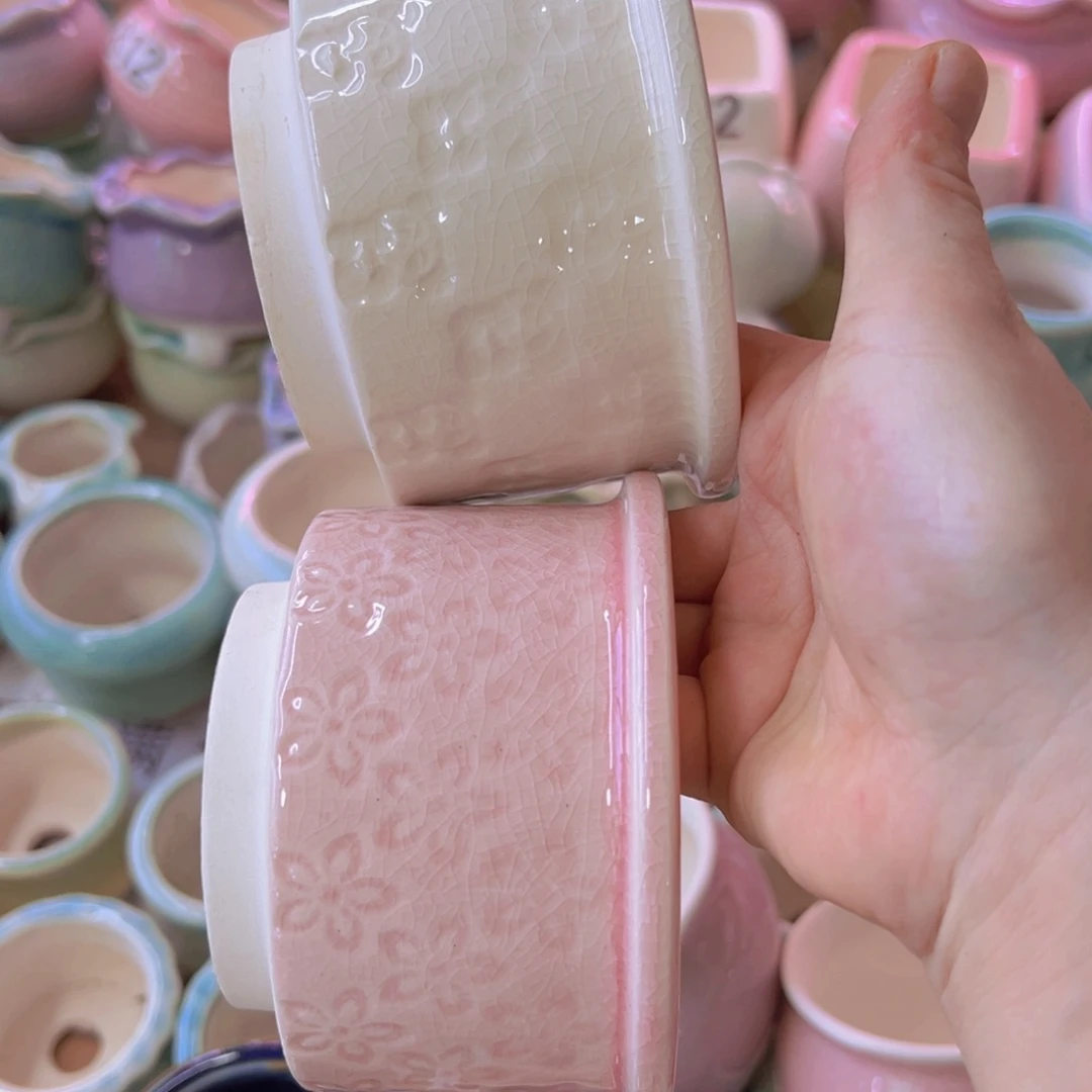 陶瓷花盆当场满12包邮