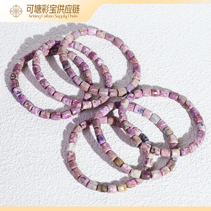 南非舒俱来 欧若风春彩八棱手串/多样性发其一