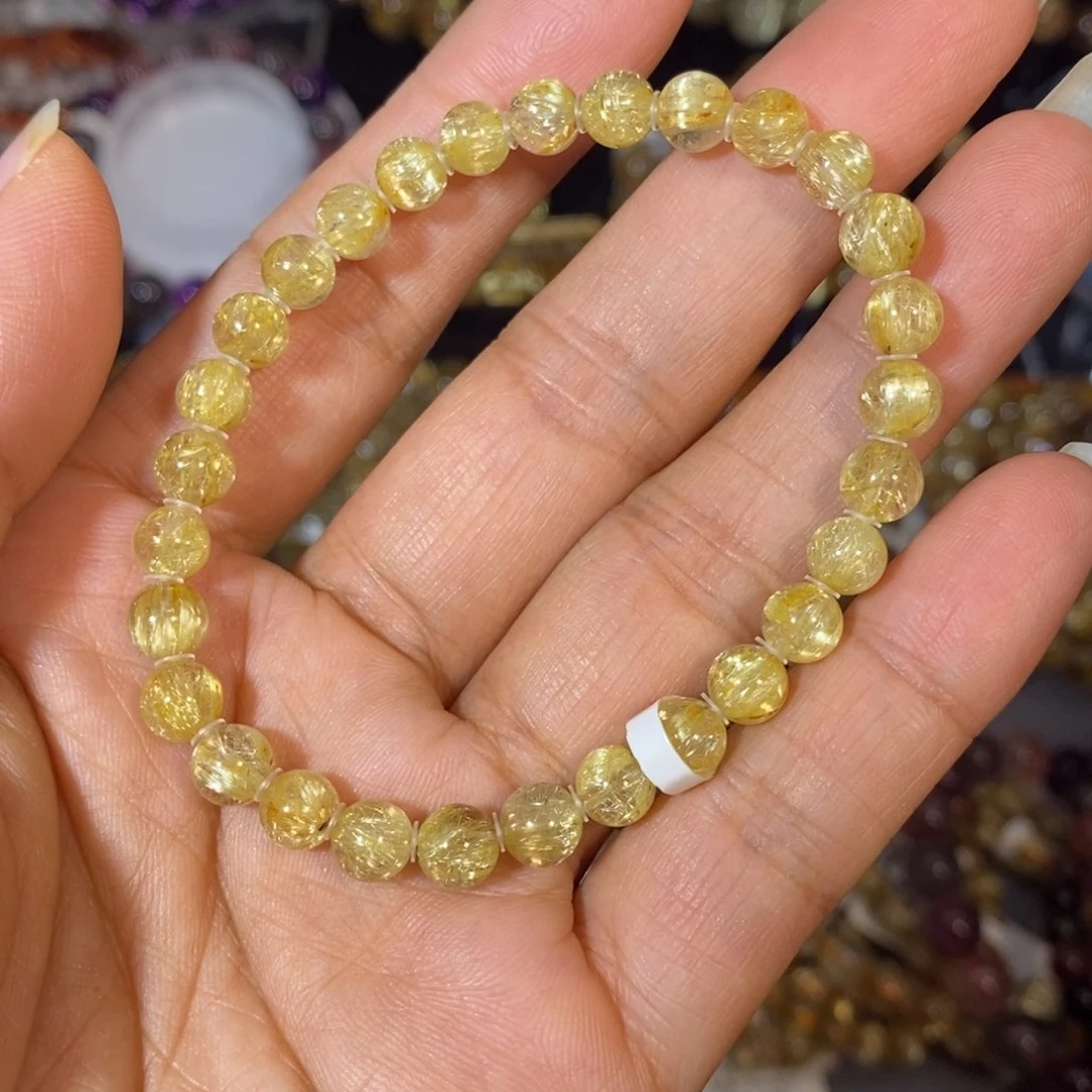 手链未镶嵌水晶手链6m m