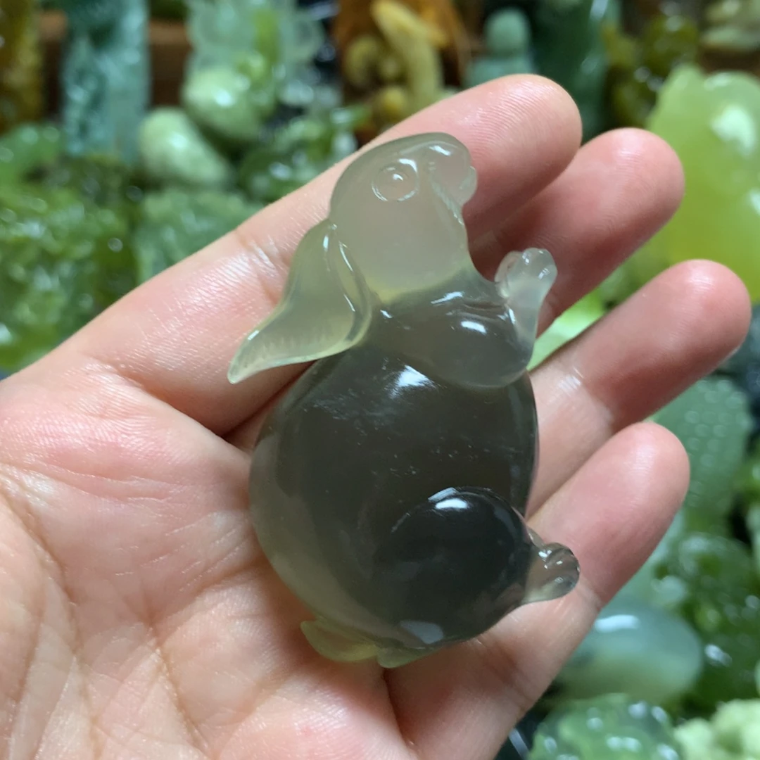 大***3岫玉未镶嵌手把手把