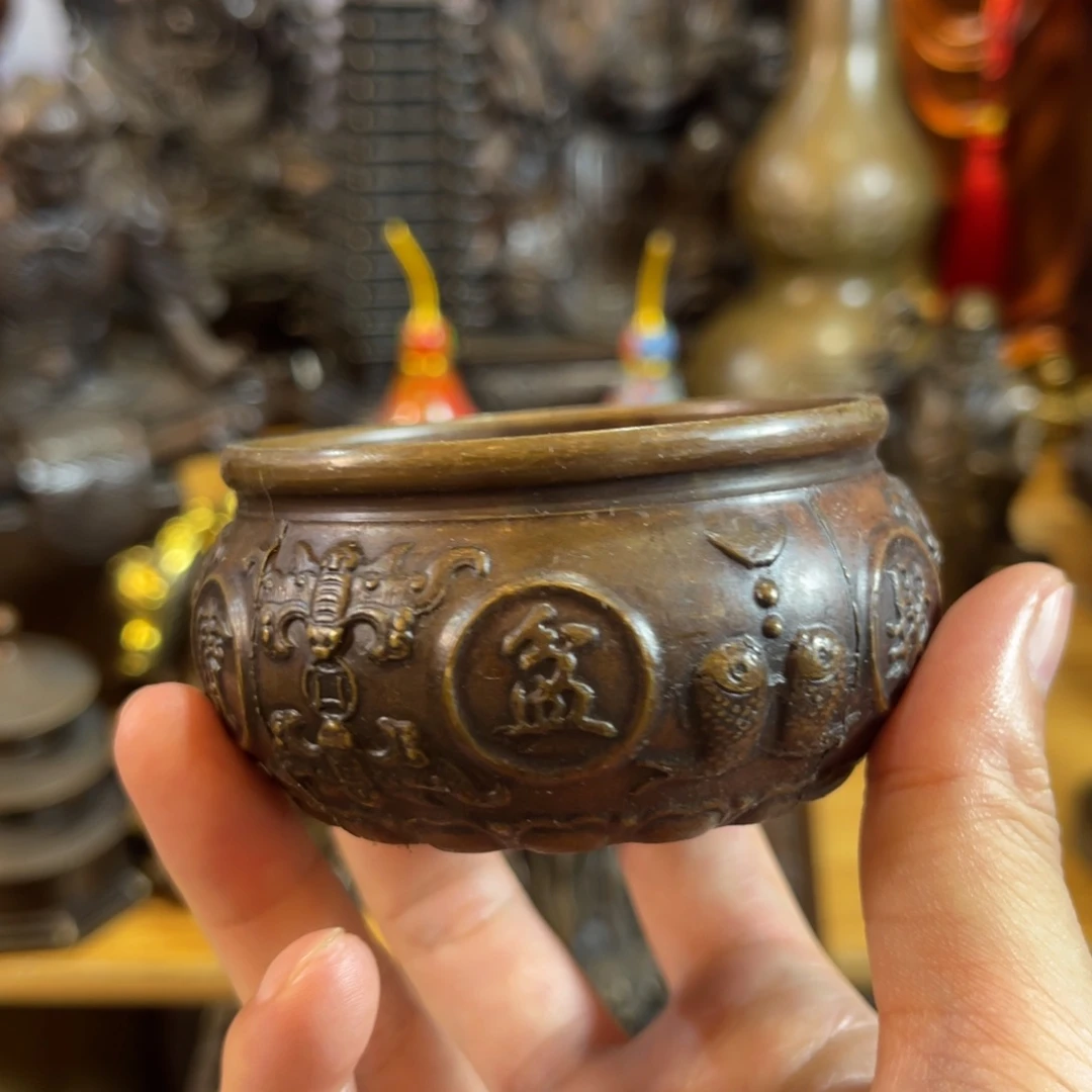 黄铜案台摆件物品摆件